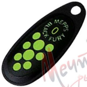 БЛЕСНА "MEPPS" COMET BLACK FURY 2 #NR FLUO CHART