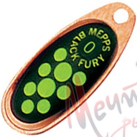 БЛЕСНА "MEPPS" COMET BLACK FURY 3 #CU FLUO CHART