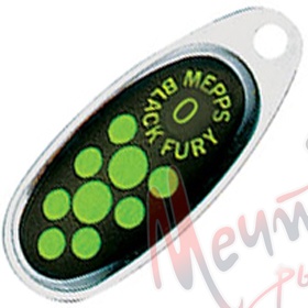 БЛЕСНА "MEPPS" COMET BLACK FURY 3 #AG FLUO CHART