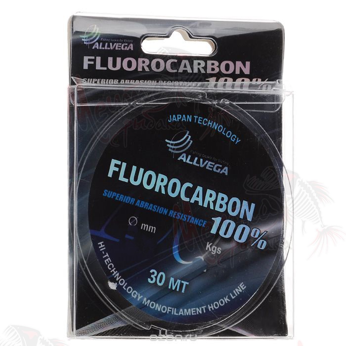 ЛЕСКА "ALLVEGA" FLUOROCARBON HYBRID #0.12