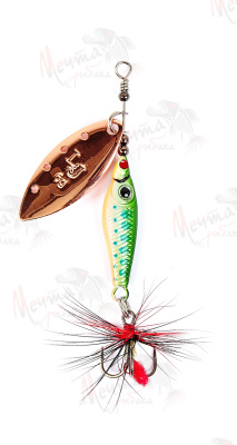 ТЕЙЛ-СПИННЕР "UF STUDIO" BULLET 25g #BLACK SALAMANDER